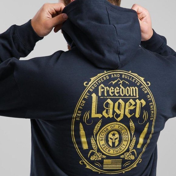 New Howitzer MFG Freedom Lager Hooded Sweatshirt M - Picture 10 of 10